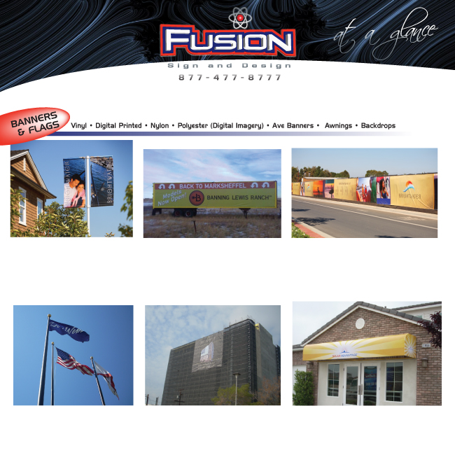 Fusion Sign Banners and Flags